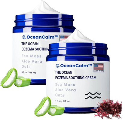 OcéanCalm™ | Crème apaisante naturelle contre l'eczéma de l'océan 