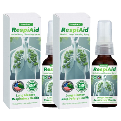 Aide pulmonaire™ | Spray nettoyant pour poumons à base de plantes 