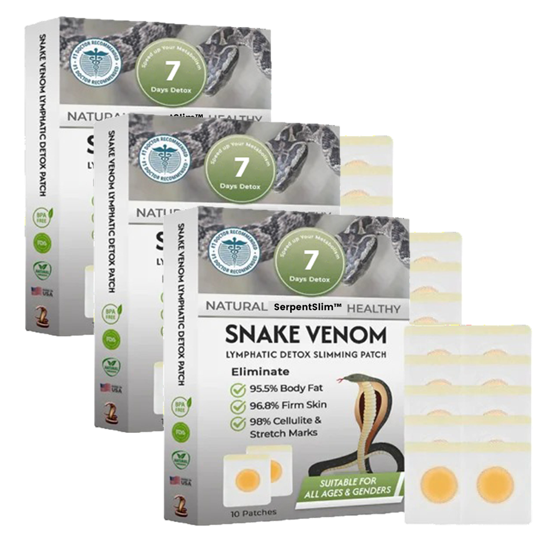 SerpentSlim™ | Patchs détox au venin de serpent pour le système lymphatique 