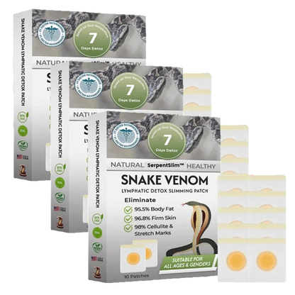 SerpentSlim™ | Patchs détox au venin de serpent pour le système lymphatique 