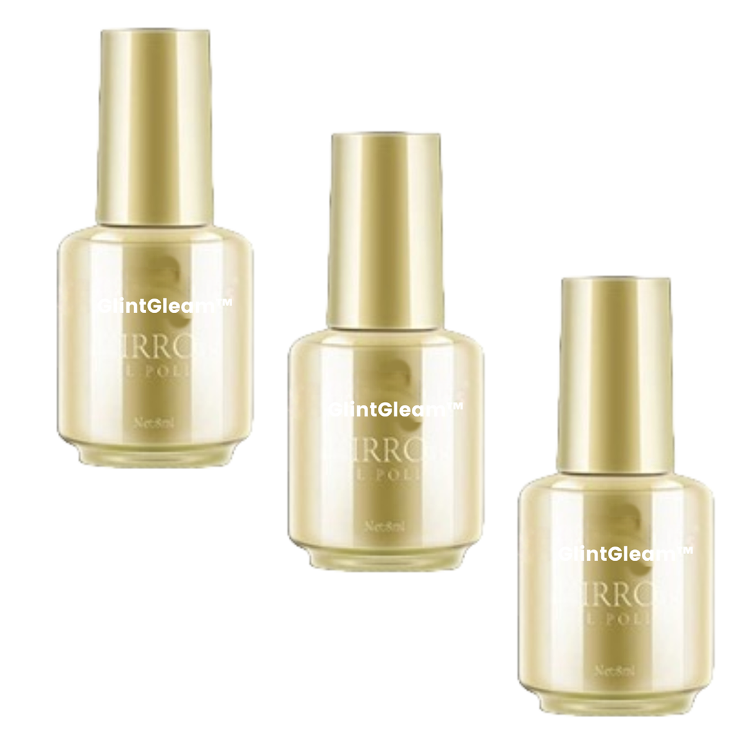 GlintGleam™ | Superbe vernis à ongles miroir métallique 