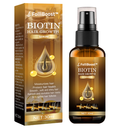 FolliBoost™ | Estratto spray per la crescita dei capelli alla biotina 