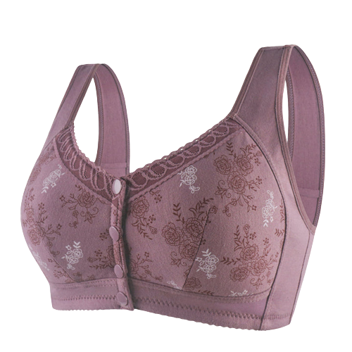 Vita sana™ | Reggiseno in cotone con chiusura frontale