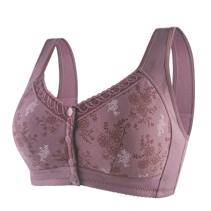 Vita sana™ | Reggiseno in cotone con chiusura frontale