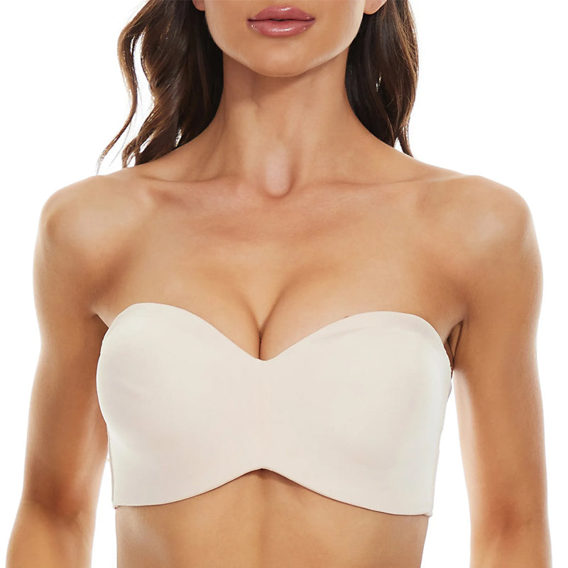 Brianna™ | Reggiseno push up senza spalline con supporto completo 