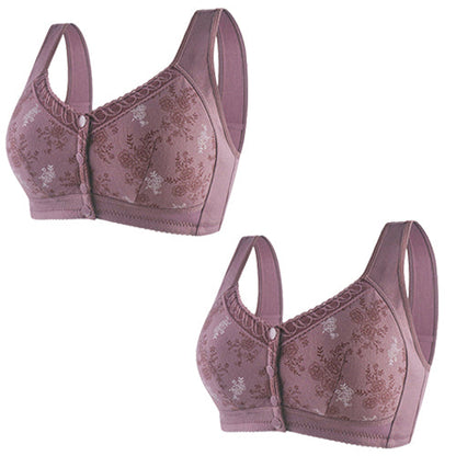 Vita sana™ | Reggiseno in cotone con chiusura frontale