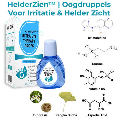 HelderZien™ | Oogdruppels Voor Irritatie & Helder Zicht