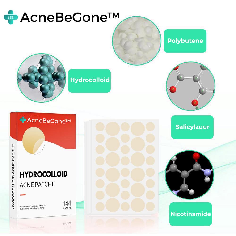 AcneBeGone™ Hydrocolloïde Acnepleister