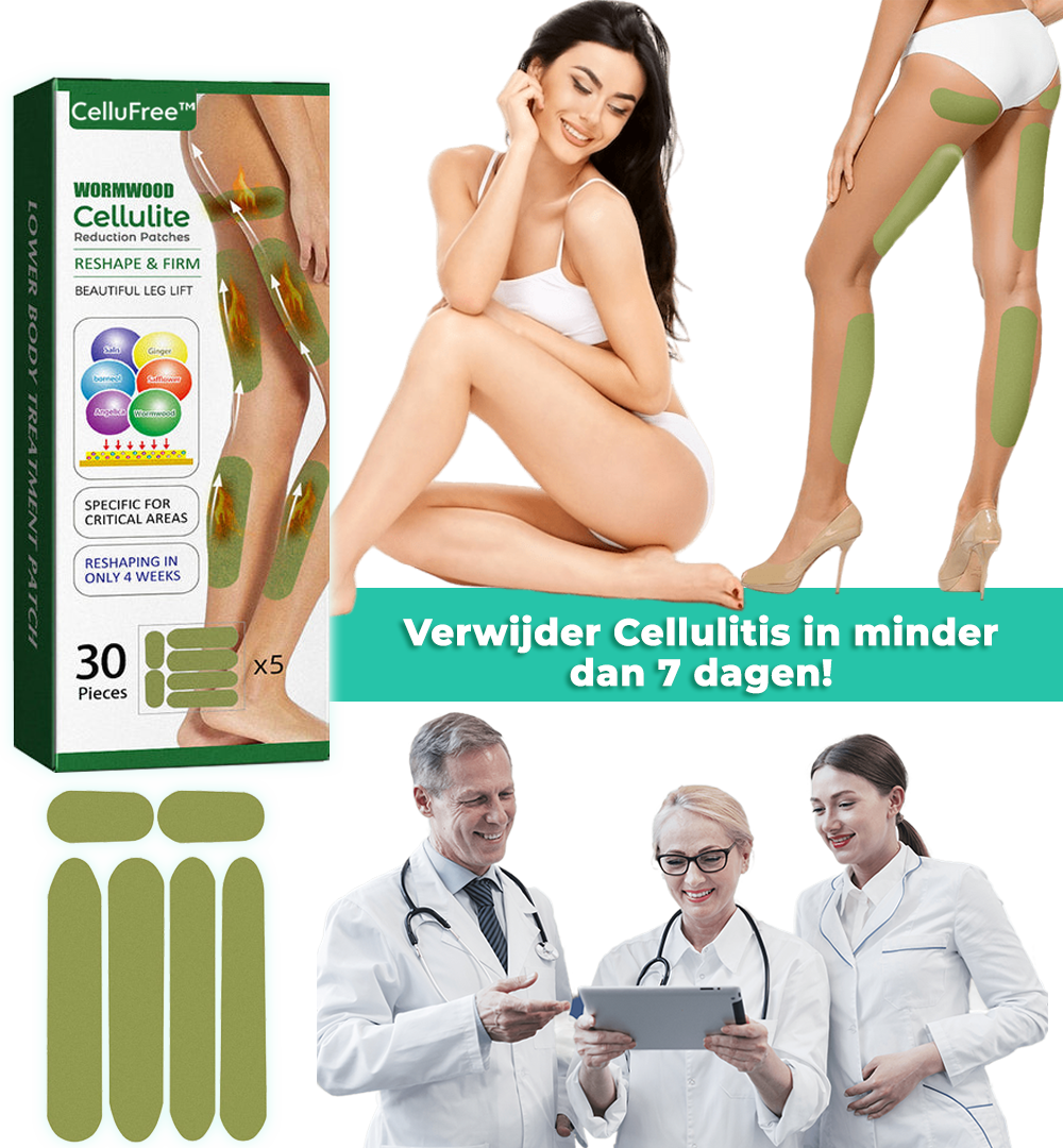 CelluFree™ | Cellulite Reductie Pleisters