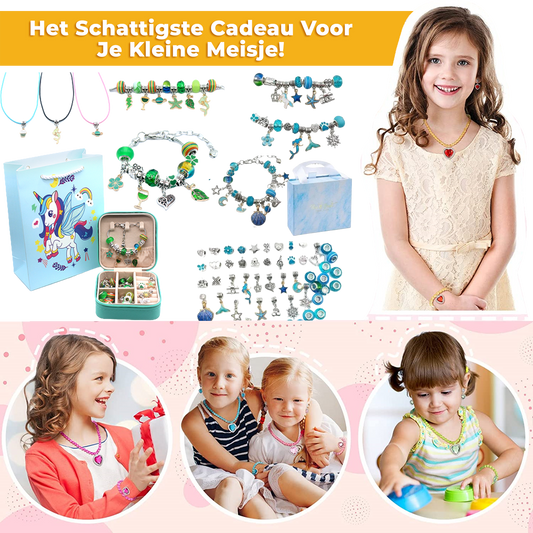 GirlyTwist™ | Schattige DIY Armband Set Voor Meisjes