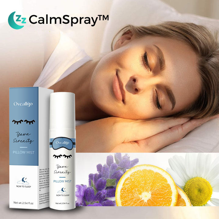 CalmSpray™ | Anti-Slaaploosheid Kussennevel!