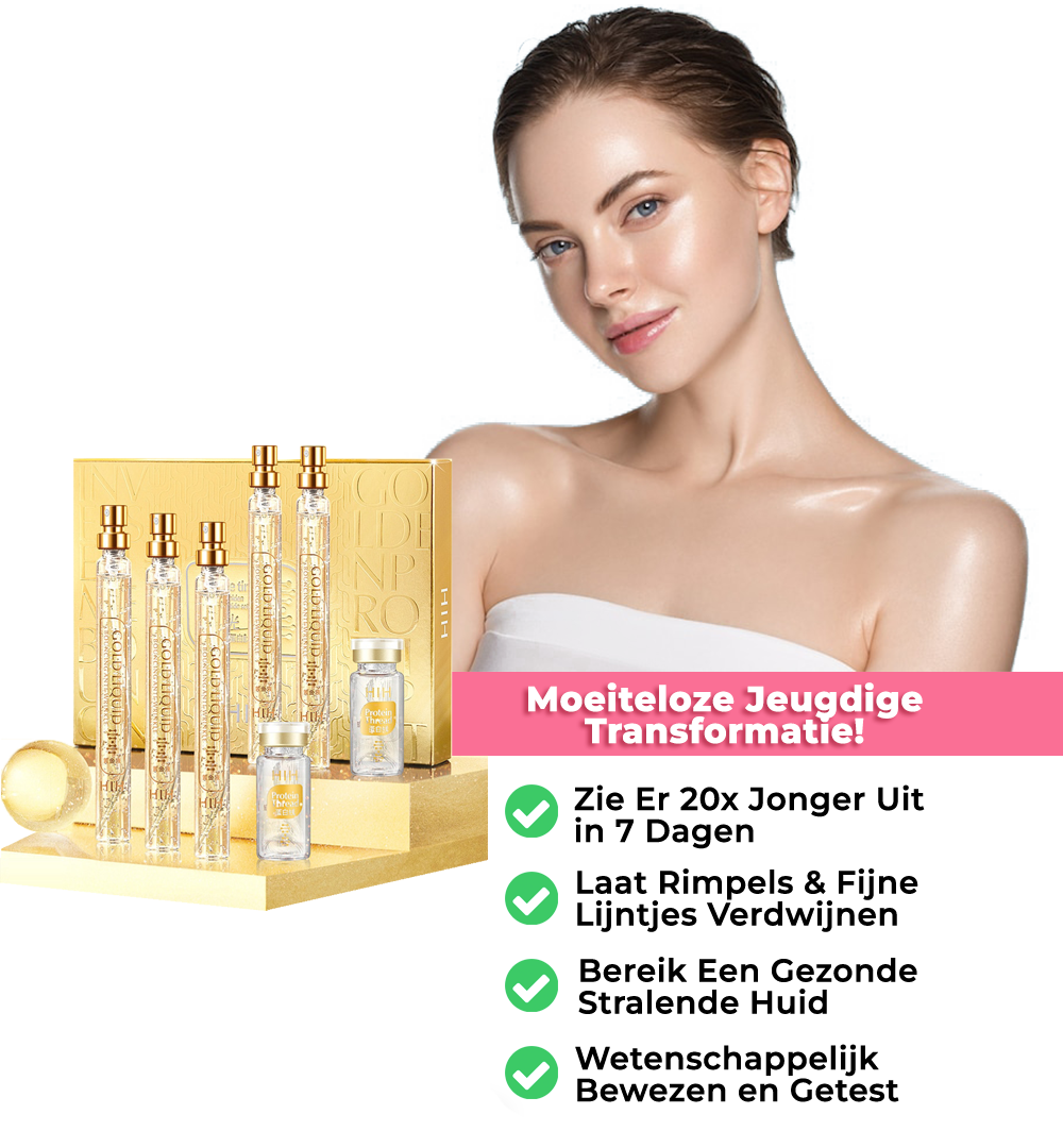 ThreadLift Gold™ | 24K Proteïne Collageen Gezichtslift Draad