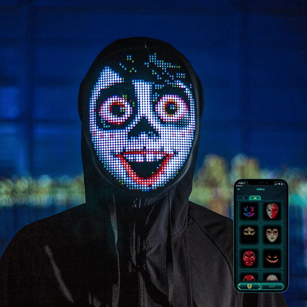 HoloHaunt™ | Transformerend LED-gezichtsmasker