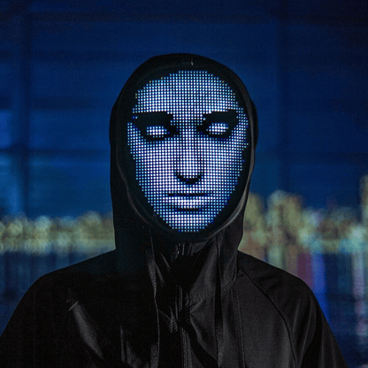 HoloHaunt™ | Maschera facciale LED trasformabile 