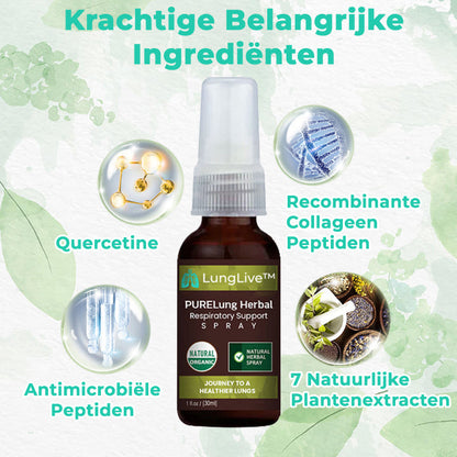 LungLive™ | Long Kruiden Respiratoire Ondersteuning Spray