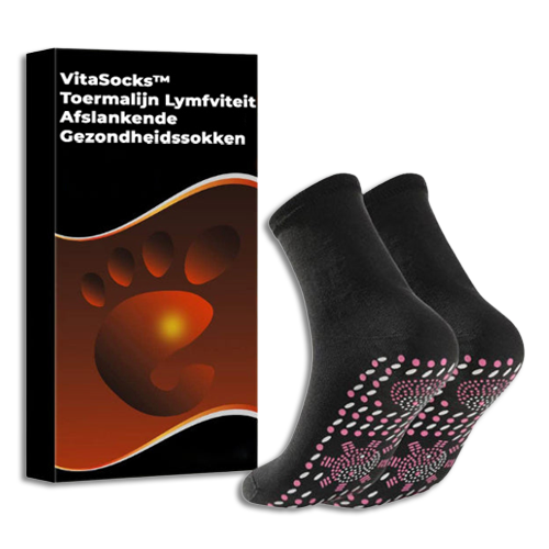 VitaSocks™ Chaussettes de santé amincissantes lymphatiques tourmaline 