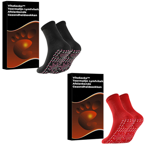 VitaSocks™ Chaussettes de santé amincissantes lymphatiques tourmaline 