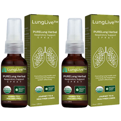 LungLive™ | Kruidenspray voor Long- en Ademhalingsondersteuning