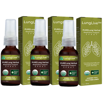 LungLive™ | Kruidenspray voor Long- en Ademhalingsondersteuning