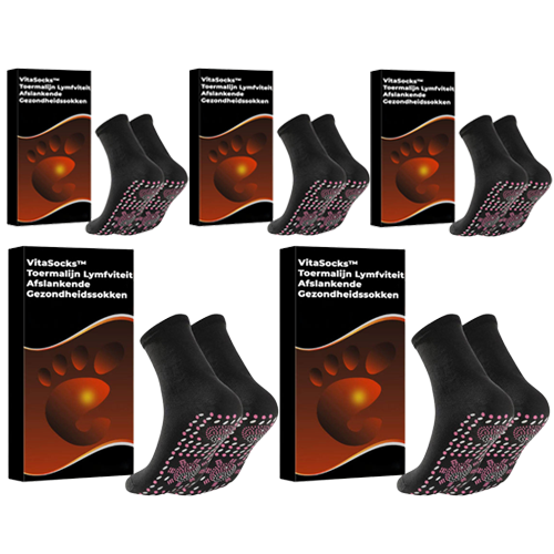 VitaSocks™ Chaussettes de santé amincissantes lymphatiques tourmaline 